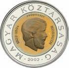 Kossuth Lajos születésének 200. évfordulója (1802-1894) jubileumi forgalmi érme 200.