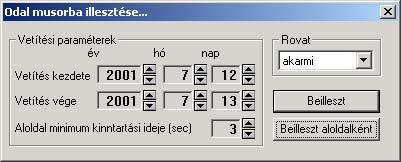 Photo NEWS III kézikönyv 45 Teletext oldalak automatikus beillesztése Teletext oldalt a Oldalszerkesztőből tud beilleszteni egy kiválasztott rovatba. 1. Szerkessze meg az oldalt 2.