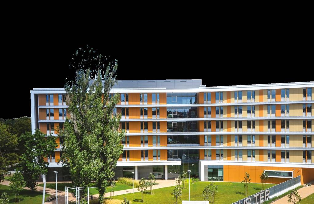 5 10 ORCZY ÚTI KOLLÉGIUM ORCZY RESIDENCE HALL 2015 szeptemberében készült el az ország egyik legmagasabb színvonalú kollégiumi szállása.