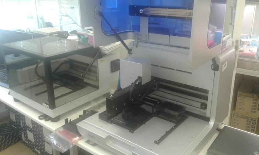 laboratórium Eszközök Automatizált rendszerek Corbett 96 minta, 35 perc