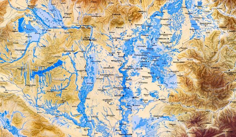 A Nyírség vízrajza Természetes folyóvize nincs 1800-as évekig a Nyírség nagyobb része lefolyástalan volt Belvízelvezetés: 3,5 ezer km csatornahálózat Lónyay-főcsatorna+Vajai, Máriapócsi, Kállai,