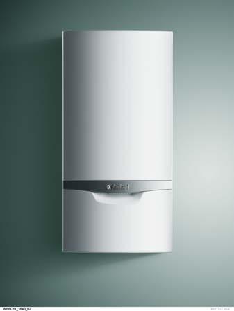 ecotec plus VU INT 806 206/ Főbb jellemzők Kiváló minőségű, optimális hőmérsékleti rétegződést biztosító rozsdamentes acél kondenzációs hőcserélő Belső hangszigeteléssel ellátott, több részből álló