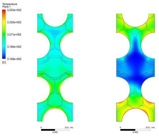modellel vizsgáltuk. A további számításokhoz a modellt kiterjesztettük a teljes aktív köteghosszra (3740 mm), és figyelembe vettük az ezen a szakaszon levő 11 rácsot.