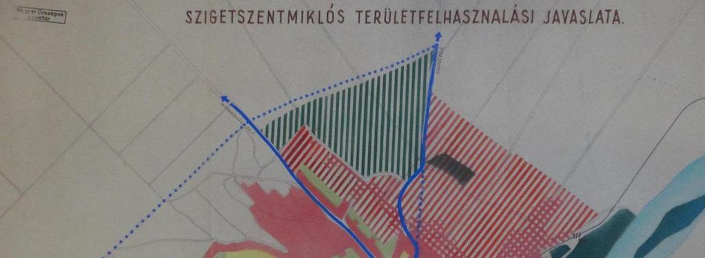 29. kép: A település északi részére tervezett gyári lakótelep Forrás: MOL-XXVI-A-1/14.
