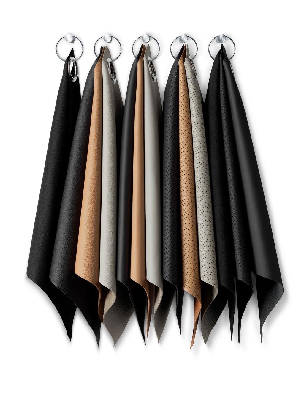 KÁRPITOK 47 Szövet Bőr Nappa bőr Perforált nappa bőr R-Design nubuk textil/ nappa bőr,