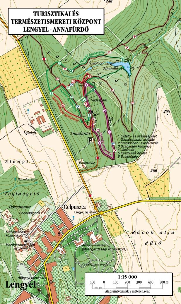 A gyalogos, kerékpáros és nordic walking túrák (KÉP, jobbra) célszerű