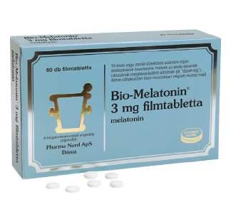 Kézen és lábon alkalmazható. Bio-Melatonin 3 mg filmtabletta, 60 db (81,7 Ft/db) hatóanyag: melatonin A Bio-Melatonin.