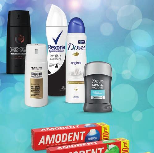 MINDEN AXE, DOVE VAGY REXONA DEZODOR MOST 30% KEDVEZMÉNNYEL!