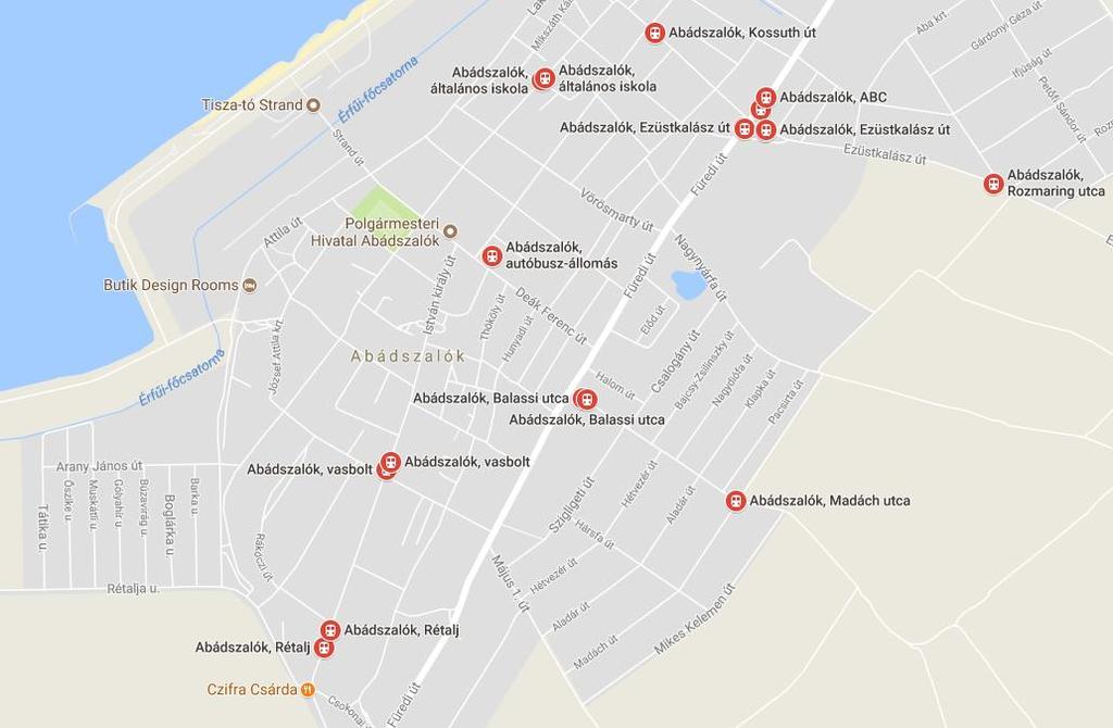 Előterjesztési változat 101 1.15.4 Áruszállítás Jelenleg iparterület a város déli részén található.