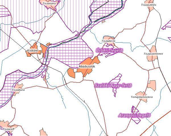 Előterjesztési változat 76 A Nagy-fertő - Gulya-gyep - Hamvajárás szikes pusztái (HUBN20040) területe 1.817,09 ha.