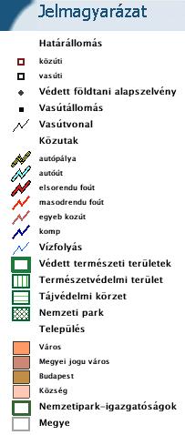 3 Ökológiai hálózat Az ökológiai hálózat funkcionális elemei az alábbiak, melyek megtalálhatók a település területén és a környező területeken.