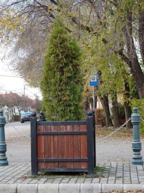 A történeti településrészen a cikk-cakkos vonalvezetésű utcákon a helyszűke miatt, valamint a Vasúti újtelepi részen (a széles utcák ellenére) sem látható ültetett, gondozott fás növényzet, fasor.