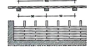 A falak mentén 10-15 mm hézagot kell hagyni, amit lábazati deszkával vagy szegélyléccel takarnak 12.114.