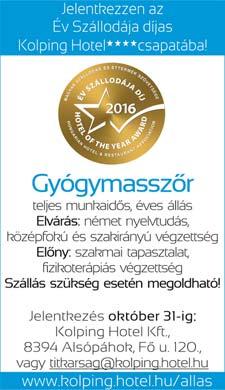 - PARTNERCÉGÜNK 2 műszakos munkarendbe felvételt hirdet! -Operátor, -Betanított gépkezelő, -Csomagoló munkakör. 160.000Ft nettó+15.000 cafeteria. Ingyenes buszjáratok /akár szállással is/. Adapt Kft.