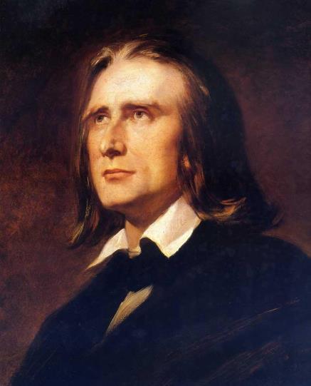 Liszt Ferenc (1811-1886) 1811-ben született Doborjánban, zeneszerző, zongoraművész, karmester. 1823-ban volt az első nyilvános koncertje, ahol homlokcsókot kapott Beethoventől.
