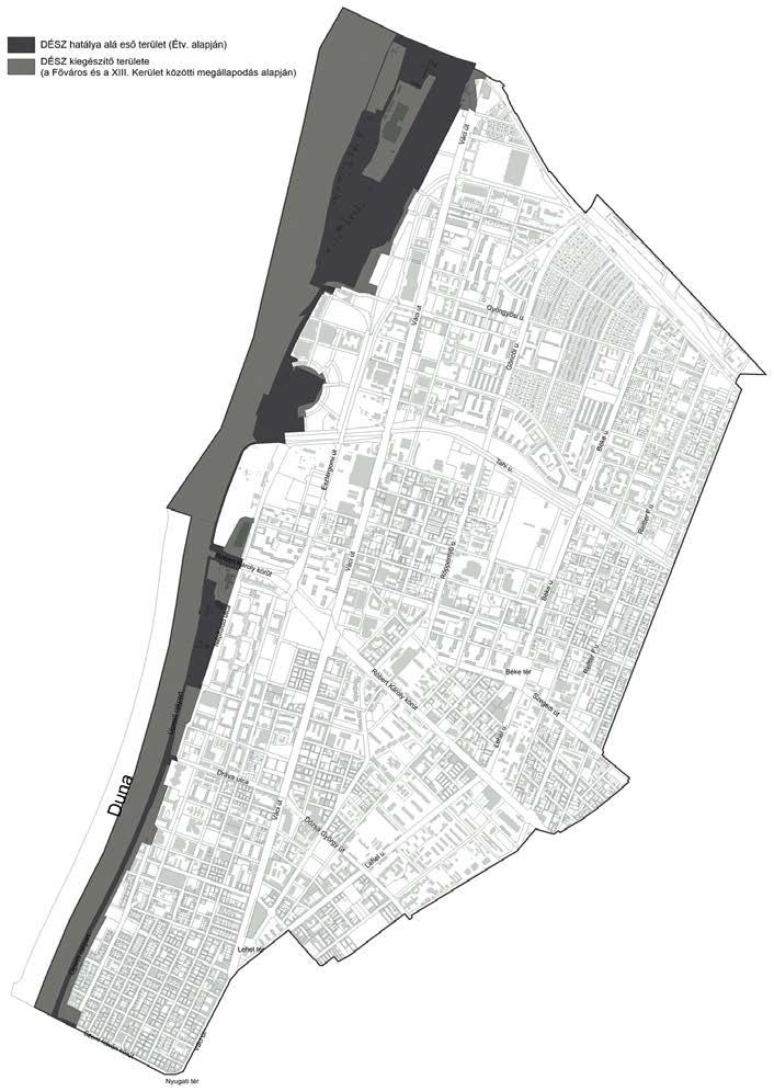 191 10. melléklet a 19/2016. (XI. 15.) önkormányzati rendelethez 1 Budapest Főváros XIII. Kerületi Városrendezési és Építési Szabályzatról szóló 56/2001. (XII. 20.) Budapest Főváros XIII.