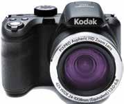 KODAK AZ421-BK DIGITÁLIS FÉNYKÉPEZŐGÉP 3 kijelző, 16 MP, 720p HD Video, 230000p kijelző felbontás,