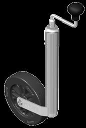 kg) Kerék anyaga Kerékméret Cikkszám TK48-200/50 AC 150 tömör gumi