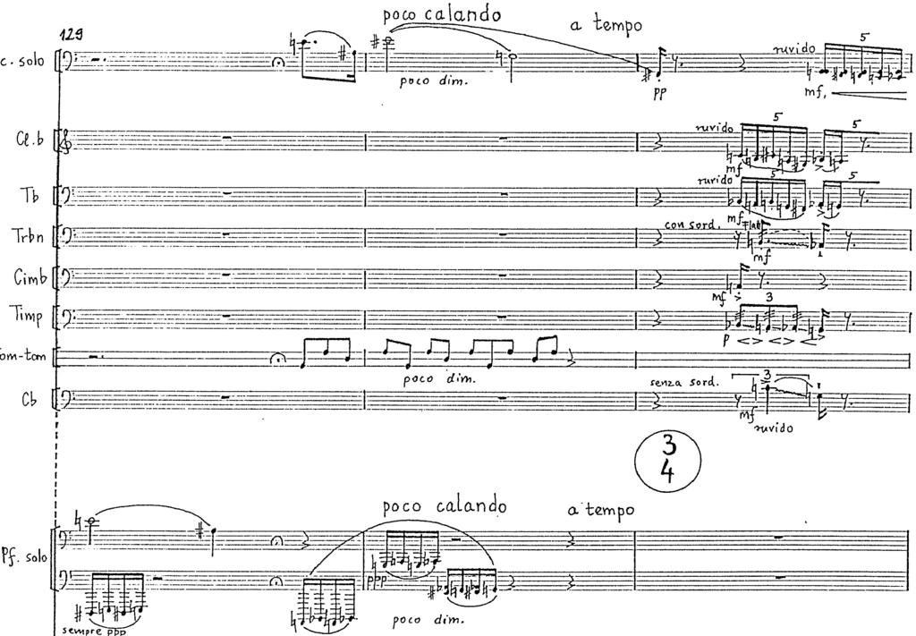 10. kotta. Op. 27 No. 2, III. tétel, melléktéma (126 130.