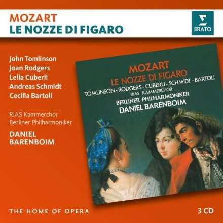 MOZART: FIGARO HÁZASSÁGA DANIEL BARENBOIM 3 CD 0190295869090 C13 Wolfgang Amadeus Mozart: Figaro házassága Andreas Schmidt, Leila