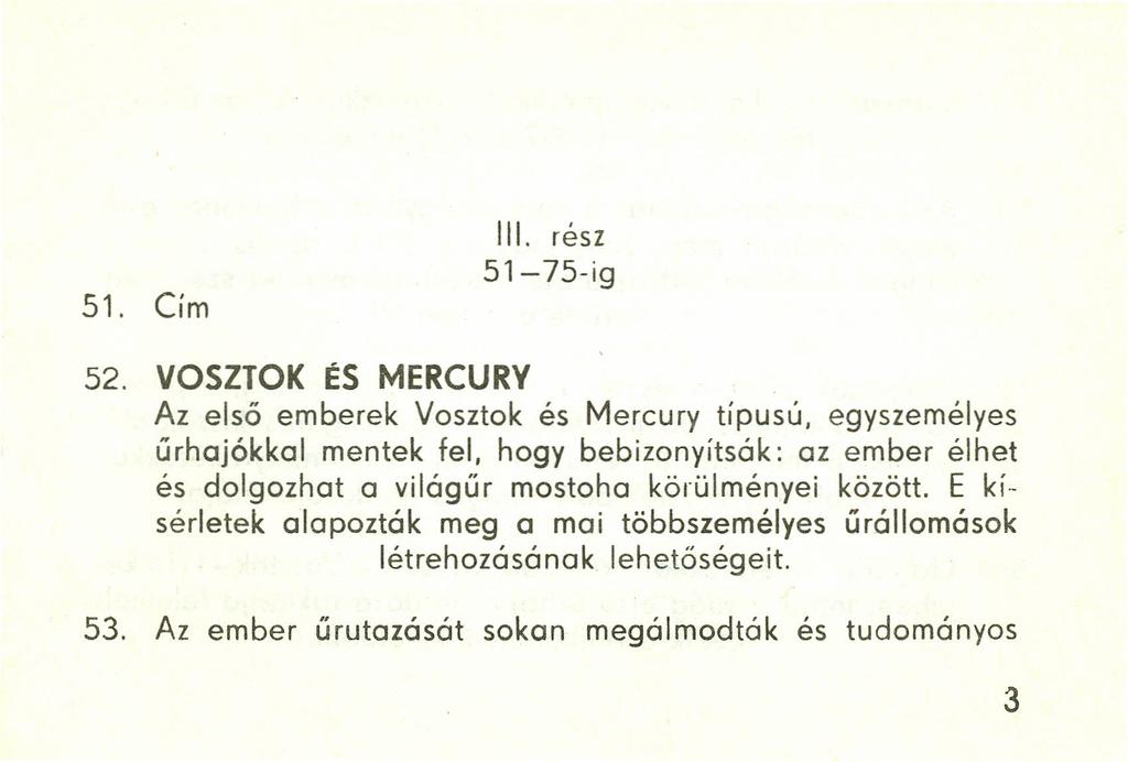 51. Cím Ill. rész 51-75-ig 52.
