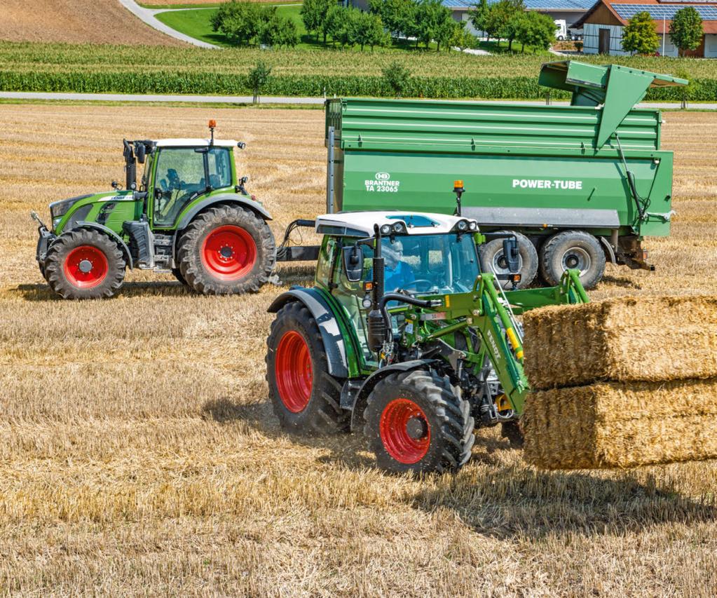 A kompakt 200 Vario minimális, 2 480 mm-es maassáának köszönhetően a 480/70R30 abronsozás mellett alkalmas az alasony épületekben való munkavézésre.
