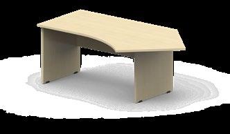 8-2S-L íróasztal, 1000 x 800 mm-es, két oldalt soroló (keskenyebb) laplábbal, homloklappal 1000x800x750 16 940 Ft 21 514 Ft AS-A-10.