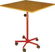 LAPTARTÓVAL Alapfelszereltség: laminált asztallappal állítható magasság, dönthető asztallap, lecsúszát gátló sinnel Magasság /Ülés mag.