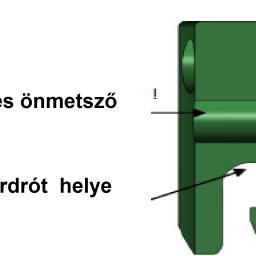 FONATOS KERÍTÉSEK TELEPÍTÉSE. A.) OSZLOPOK ELŐKÉSZÍTÉSE 1.- Az ALZIN TIPUSÚ oszlopokra gyárilag nem került felszerelésre a DR 30-as tip.