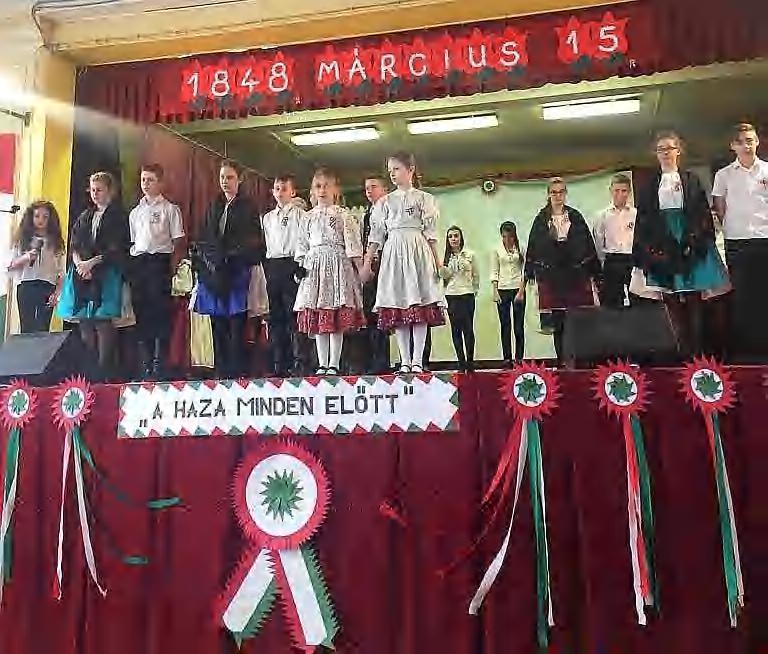 10 Dombrádi Híradó ÜNNEPÉLYES MEGEMLÉKEZÉS MÁRCIUS IDUSÁN Dombrád Város Önkormányzat Képviselő-testülete március 14-én 17 órai kezdettel a Művelődési Ház és Könyvtár nagytermében rendezte meg az