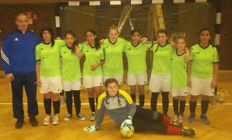 Dombrád SE U7: Gáll Boglárka, Andrejcsik Kincső, Kantár Cintia, Szabó Írisz, Gonda Zoltán, Lakatos
