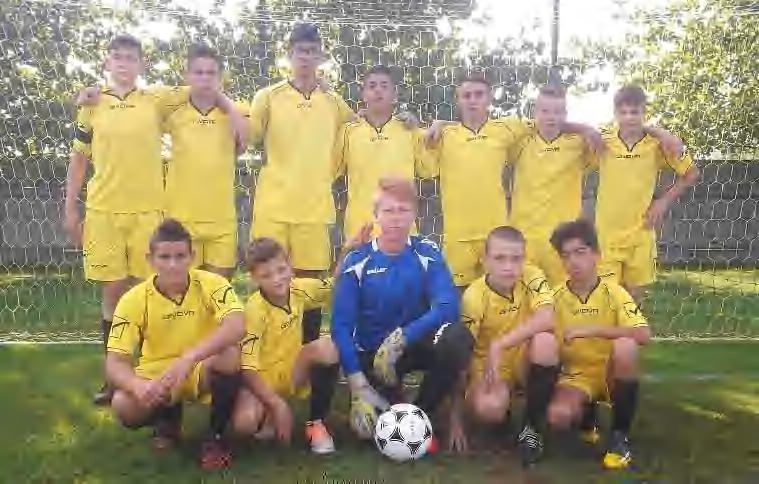 Dombrád SE U11: Buza Tamás, Raboczki Levente, Molnár Mihály, Szoboszlai Tibor, Sipos Adrián, Policska