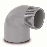 180 551 Ft 700 Ft CIKBM-63CH C PVC belsômenetes könyök D63 / PVC threaded elbow D63 PN16 63 75 38 2 0.