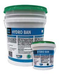 11. BURKOLATOK COATINGS SZIGETELÔRENDSZEREK / WATERPROOFING SYSTEMS A LATICRETE vízszigetelô es repedésgátló membránok innovatív folyékony termékek könnyen alkalmazható vizes diszperzióban, amelyek