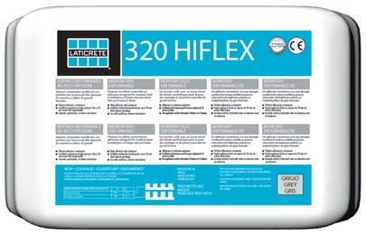 11. BURKOLATOK COATINGS HIDEGBURKOLAT RAGASZTÁS / CEMENT-BASED ADHESIVES Az egy és két komponensû LATICRETE cementkötésû ragasztók a hidraulikus kötôanyagok és a polimerek területén végzett magas