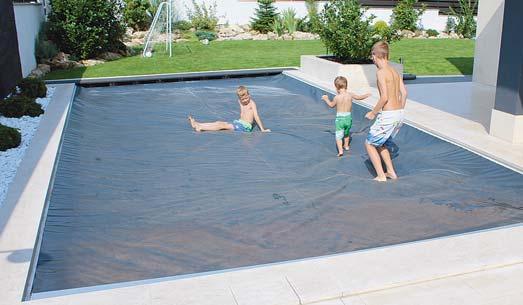 12. MEDENCEFEDÉSEK, TAKARÁSOK POOL COVERS, AUTOMATIC ROLL-ON COVERS POOLLOCK MEDENCE TAKARÁS POOLLOCK POOL COVER PoolLock Nettó eladási árak / s V5A automatikus mûködésû / V5A automatic working Sínek