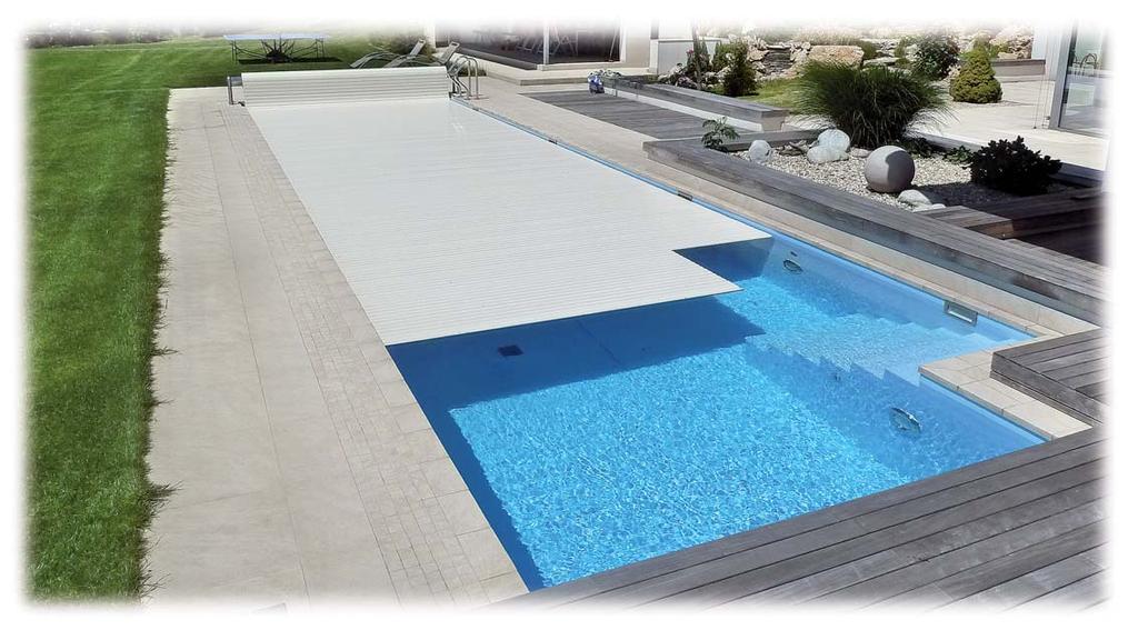 12. MEDENCEFEDÉSEK, TAKARÁSOK POOL COVERS, AUTOMATIC ROLL-ON COVERS AQUASAFE PRÉMIUM ÉS PROFESSIONAL REDÔNYÖS TAKARÁSOK NORMÁL VÍZKEZELÉSÛ MEDENCÉKHEZ AQUASAFE PREMIUM AND PROFESSIONAL COVERS FOR