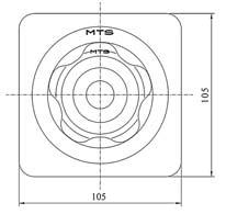 medencéhez 2"-1 1/2", D50 L=40 fehér / Basic element MTS type