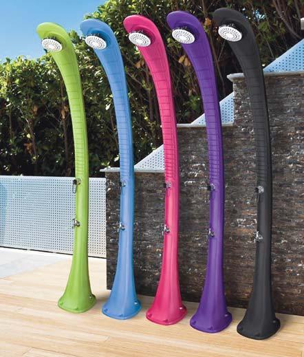 H:216 cm / Solar shower Cobra PEHD 25l H:216cm 9.