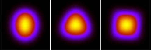 Egyéb relativisztikus megoldások Egyszerű, Hubble-típusú megoldás magasabbrendű azimutális aszimmetriákkal Szabó A., Csanád M.