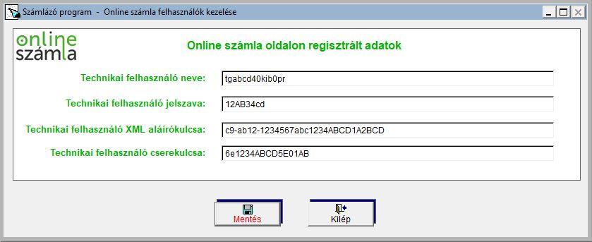 2.3. Beállítások Ebben a menüpontban adható meg, hogy a program által létrehozott XML-fájlok, illetve a NAV-tól visszakapott fájlok melyik mappába kerüljenek.