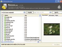 GYAKORLAT A legjobb freeware-ek minden feladatra RECUVA Nagy eredményességgel kutatja fel és állítja helyre a véletlenül törölt állományokat A Secunia dán biztonsági cég műhelyéből származó Personal