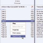 A beépülő modul megjelenő beállítóablakában kattintsunk az OK-ra. Ezután helyezzünk egy ismeretlen CD-t a meghajtóba, és próbáljuk a CD-Text adatait kiolvastatni.