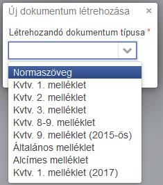 Dokumentum lehet a normaszöveg és az önálló indítvány melléklete.