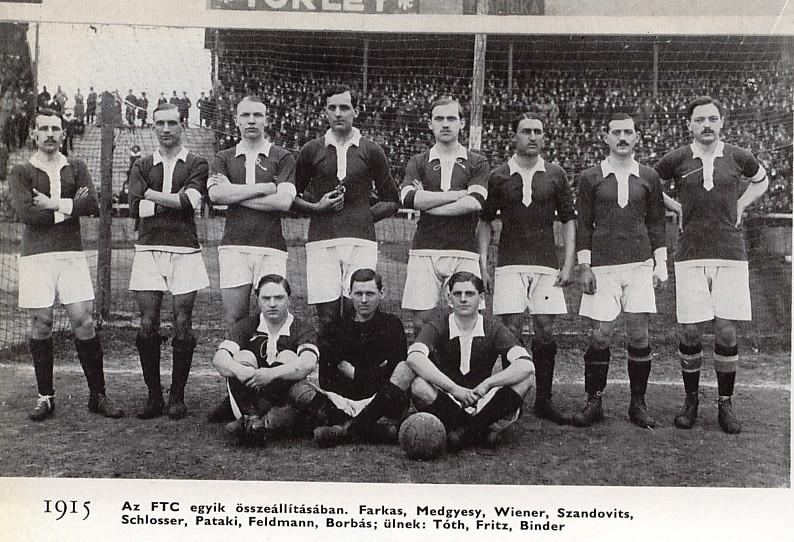 Forrás: Nagy Béla Fradi futballkrónika 1899-1973 Major János - Nagy