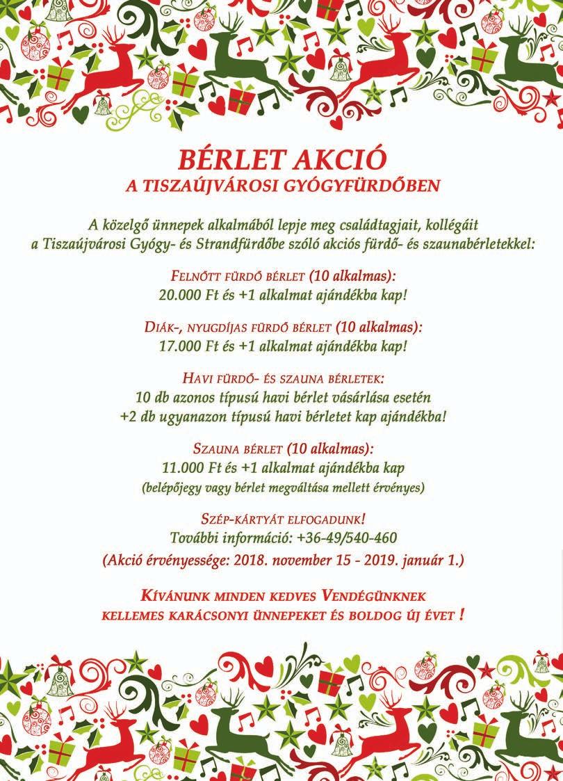 10. oldal Hirdetés 2018. december 13. Az Inno-Comp Kft.