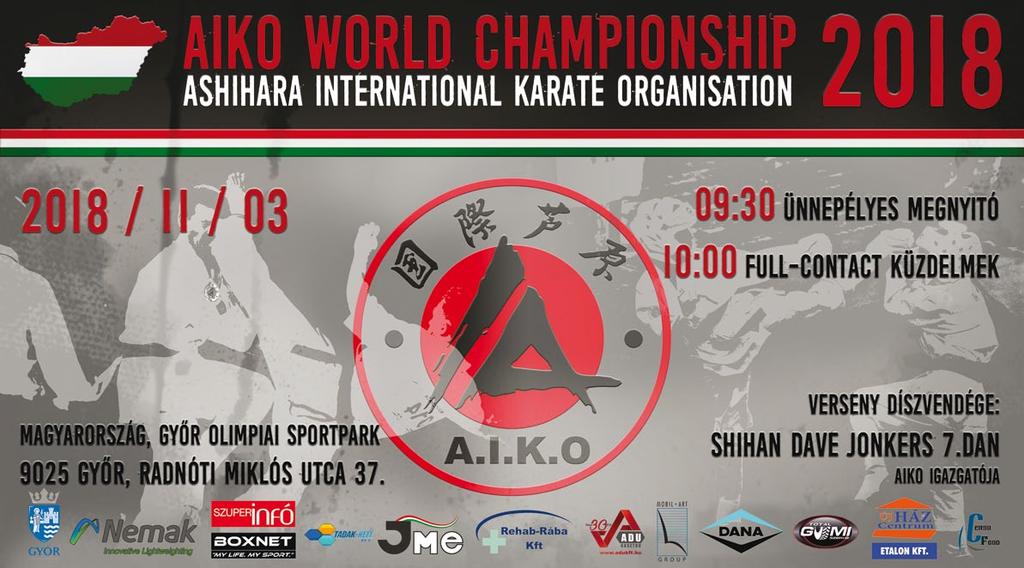 2 2018. október 24. ASHIHARA SIKEREK A Ceglédi Ashihara Karata Sportegyesület harcosai Magyarország egyik legnagyobb versenyén, többszáz résztvevő között remekeltek. A Magyar A.I.K.O Ashihara Karate Szövetséget Sensei Abuczky Csaba, a Ceglédi ASHIHARA Karate Sportegyesület vezetője és harcosai képviselték október 13-án a XXI.