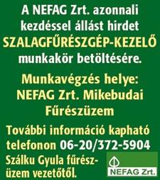 Állásegyeztetés helye és módja: Cegléd, Szolnoki út 33. személyesen. Telefon: +36 20 919 4510 KÖNNYŰ ﬁzikai munkára hölgy és férﬁ munkaerőt keresünk Vecsésre! KIEMELT FIZETÉS: br. 250.000-350.
