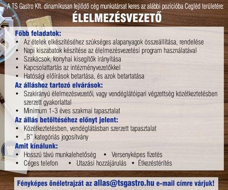 Jelentkezés: +36 20 407 35 56 KÖZEPES fizikai munka elvégzésére keresünk munkatársakat újszilvási telephelyünkre. Jelentkezését az info@ rubbersolutions.