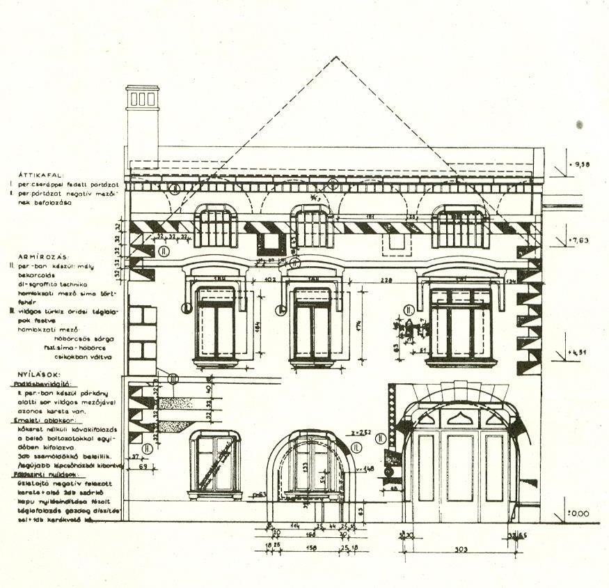 bérlakás helyett városi középület (könyvesbolt és gyermekorvosi rendelő) Datálás: a legkorábbi részek a XVI. századra már kialakultak.